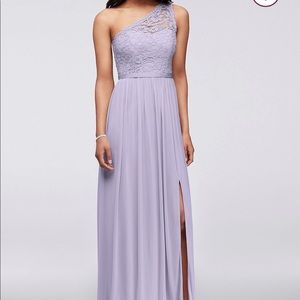 Lace One Shoulder Dress